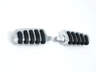 Genuine Harley Davidson "airfoil" Small Chrome & Rubber Footpegs 50134-95 Nice! Used. Price: $54.97.