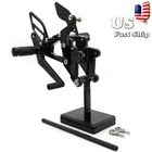 Fxcnc Front Rearsets Footpeg Footrests Mount For Yzf R6 2003 2004 2005 Black New. Price: $115.34.
