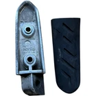 Moto Guzzi Breva 750 2003-09 Left Lh Footrest Peg With Rubber GU32442710 Used. Price: $40.25.