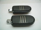 Streamliner Footpegs - Gloss Black Harley Dyna Softail Touring Trike Sportster New. Price: $109.99.