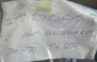 Nos Yamaha Front Footrest Assembly 256-27420-00-00 (8C-1) New. Price: $44.00.