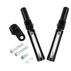 Black Passenger Footpegs Male Mount Fit For Harley Softail Fls/flss 12-17 Flstsb New. Price: $43.99.
