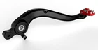 Flo Motorsports Folding Tip Brake Pedals - Red Levers New. Price: $143.00.
