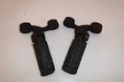 1982 Yamaha XJ750R Front Foot Rests Pegs Steps Set Pair With Mounts Left Right Used. Price: $32.50.