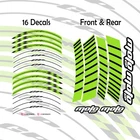 Green Stripes Wheels Sticker Rim For Yamaha FZ07 MT-07 18 19 20 21 New. Price: $33.22.