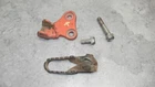 1985 Honda Right Foot Peg And Bracket Assembly 50615-GN1-000ZA Used. Price: $35.00.