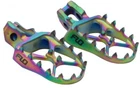 Flo Motorsports Titanium Foot Pegs Fuel Hon/kaw TI-792JET New. Price: $286.15.