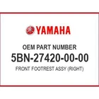 Yamaha Front Footrest Assy (right) 5BN-27420-00-00 Oem New. Price: $222.99.