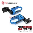 For Yamaha MT-01 2005-2013 1.5 In. Lowering Passenger Rear Wide Foot Pegs New. Price: $71.20.