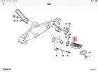 New Genuine Bmw 46711454887 Footpeg Rubber R80GS K100 1980-1997. Price: $25.00.