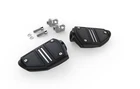 Ciro Twin Rail Footpegs With Adapters Male-mount Black New. Price: $169.99.