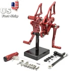 Cnc Red Color Rearset Foot Pegs Rest Pedal For Yzf R3 2014-2020 R25 2014-2022 New. Price: $115.34.