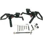 Hotbodies Fully Adjustable Rearset Black Motorcycle Street Bike 51602-2500 New. Price: $327.98.
