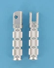 Emgo Round Style Footpegs Rider Silver 50-11371 New. Price: $17.64.