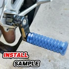 Blue M-grip Front 1.5" Extended Foot Pegs For Gladius Sfv 650 11 12 13 14 15 16 New. Price: $64.41.