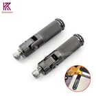 Cnc M8 8MM Universal Motorcycle Foldable Pedals Footrest Gray New. Price: $20.99.