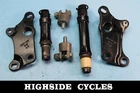 1406 00 Harley-davidson Sportster Forward Control Brake Motor Mount Brackets Used. Price: $95.00.