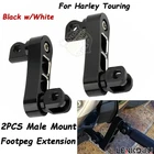 Rear Highway Passenger Footpegs Male Mount Kit Support Extensions For Harley New. Price: $16.99.