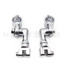 Chrome Mounts For Harley 1/2" 1.5" Engine Guard Highway Pegs New. Price: $52.72.