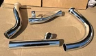 Chrome Harley 1948 - 1965 Panhead Header Pipes Exhaust System Piece Kit (1168) New. Price: $195.00.