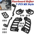 Foot Pegs Mx Floorboard Shifter For Harley Touring Road King Glide New. Price: $133.09.