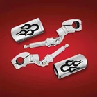 Show Chrome Accessories Flame Highway Pegs 21-355P New. Price: $229.46.