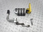 2001 01-05 Honda GL1800 Goldwing Left Rearset Shift Lever Foot Peg Rest Bracket Used. Price: $133.91.
