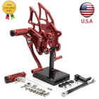 For Yamaha MT-3 MT03 MT-25 2015-2024 Cnc Rearset Footrest Footpegs Pedals Red New. Price: $115.33.