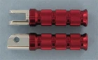 Emgo 50-11362 Round Style Footpegs Rider Red New. Price: $20.13.