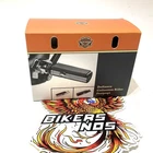 Harley 2018 Up Softail Defiance Rider Footpegs Black Machine Cut 50500804 New. Price: $130.00.