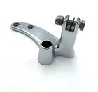 Oem Harley Genuine 93-02 Dyna Wide Glide Chrome Left Foot Peg Support Bracket Used. Price: $62.00.