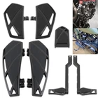 Black Floorboards Foot Pegs Shift Levers Kit For Harley Street Glide Road New. Price: $219.99.