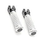 Silver Cnc Anti Slip Front Footpegs M-grip For RSV1000 Mille 98 99 01 02 03 New. Price: $60.48.