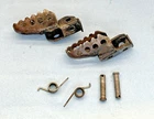 1996 (86-01) Suzuki Rm 80 Foot Pegs Oem (43550-02B01-019, 43560-02B00-019) Used. Price: $19.99.