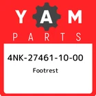 4NK-27461-10-00 Yamaha Footrest 4NK274611000, New Genuine Oem Part. Price: $128.71.