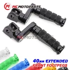 Black Mccp 40MM Extension Front Footpegs For Kawasaki Ninja 650R EX650JHF 17-22 New. Price: $83.93.