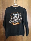 Harley Davidson Crewneck Mens Size Black Graphic Biker Warren Cortland Ohio Pre-owned. Price: $8.99.