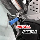 Blue M-grip Front 1" Extended Foot Pegs For Hypermotard 821 Sp/strada 13-16 17 New. Price: $64.41.