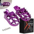 Jfg Racing Purple Mx Foot Pegs Surron Light Bee CRF150F CRF230F Cnc Dirt Bike New. Price: $32.99.