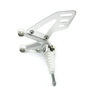 2016 - 2019 Aprilia RSV4RR Left Rearset Silver Straight Leg Support Heel Guard Used. Price: $61.94.