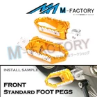 Cnc Front Wide Touring Footpegs For America Carb 2002-2007 New. Price: $51.61.