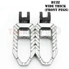 Cnc Buzz Highway Wide Front Foot Pegs For Buell XB9R Firebolt 03-07 XB12R New. Price: $60.18.