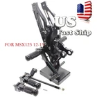 Usa Fxcnc Rearsets Footpegs Footrest For Grom MSX125 CBR600RR GSXR600/750 K6 New. Price: $116.67.