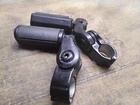 Harley Davidson Black Willie Skull Passenger Foot Pegs With Brackets IH-00 Used. Price: $89.99.