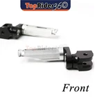 Silver Front Foot Pegs 25MM Lower Shinobi For Suzuki Gsr 600 06-10 09 08 07 New. Price: $55.13.