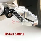 Silver Inch Extend Front Cruise Foot Pegs For Tiger 800 Xc/xcx 11-16 17 18 19 New. Price: $104.31.