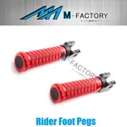 Red M-grip Rider Front Foot Pegs For Aprilia Tuono 125 17-19 18 New. Price: $57.72.