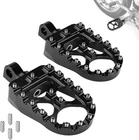Wide Pegs Fat Pedals Footrest Mx Style Black For Harley Dyna Sportster 883 New. Price: $25.50.