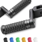 Black M-grip Front 1.5" Extended Foot Pegs For Kawasaki Z250 13 14 15 New. Price: $64.41.
