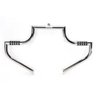Lindby Custom Magnumbar Chrome Highway W/wide Band O-ring Footrests 1702 New. Price: $449.96.